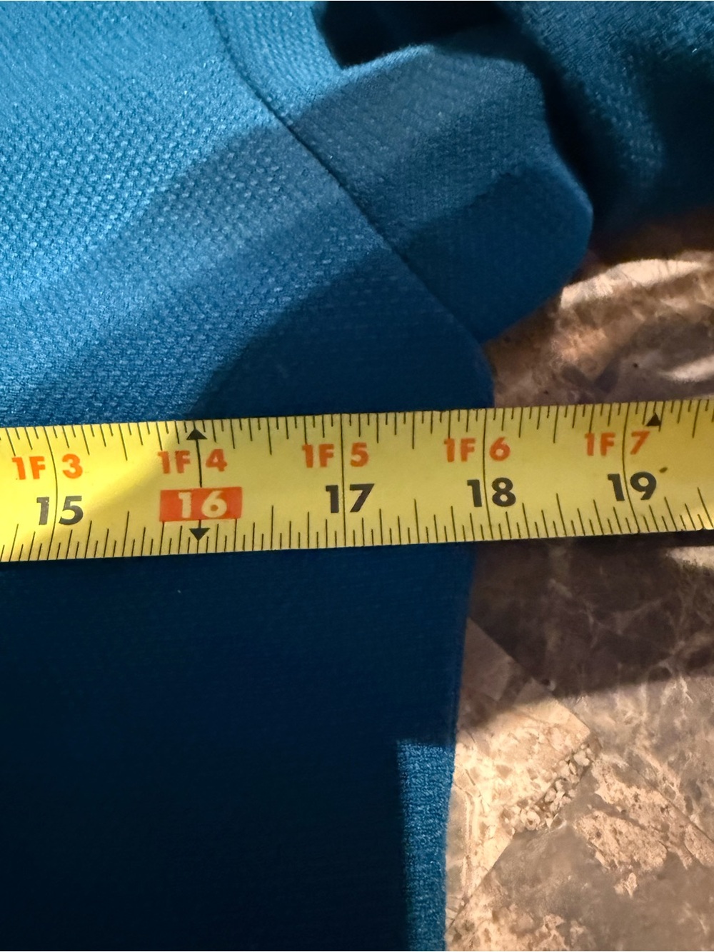 ANTONIO MELANI Teal-Blue JULIA Dress Three-Quarter Sleeves Moch Neck & pockets - Picture 4 of 8